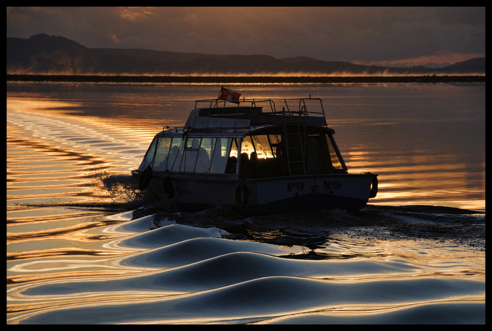 Early morning on Titicaca by