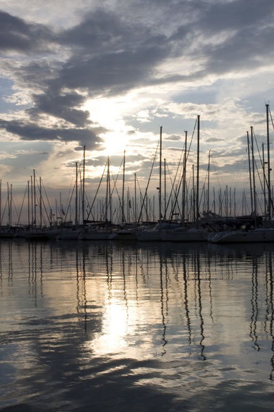 Marina Izola zvečer by Tim Podlogar