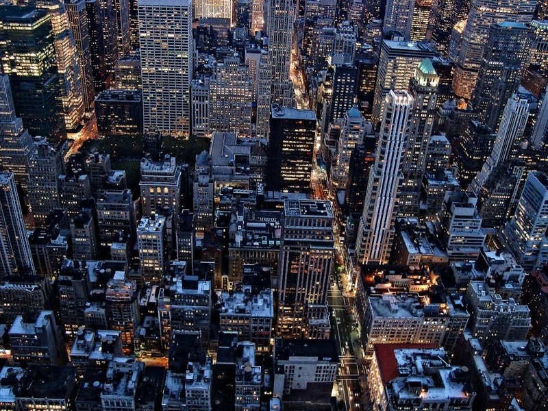 New York from Empire State today by P.F.