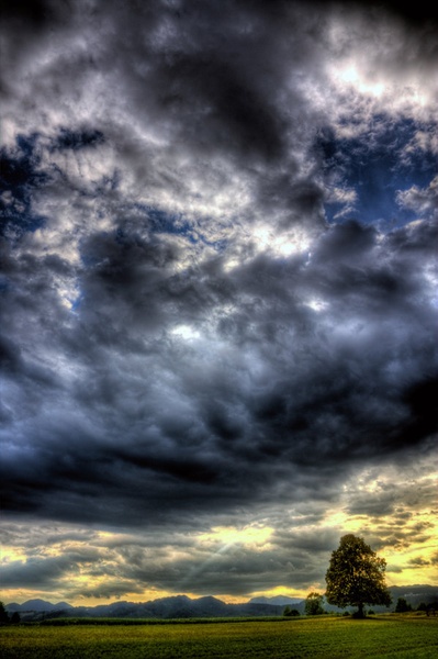 Dramatic sunset by Sašo Š.