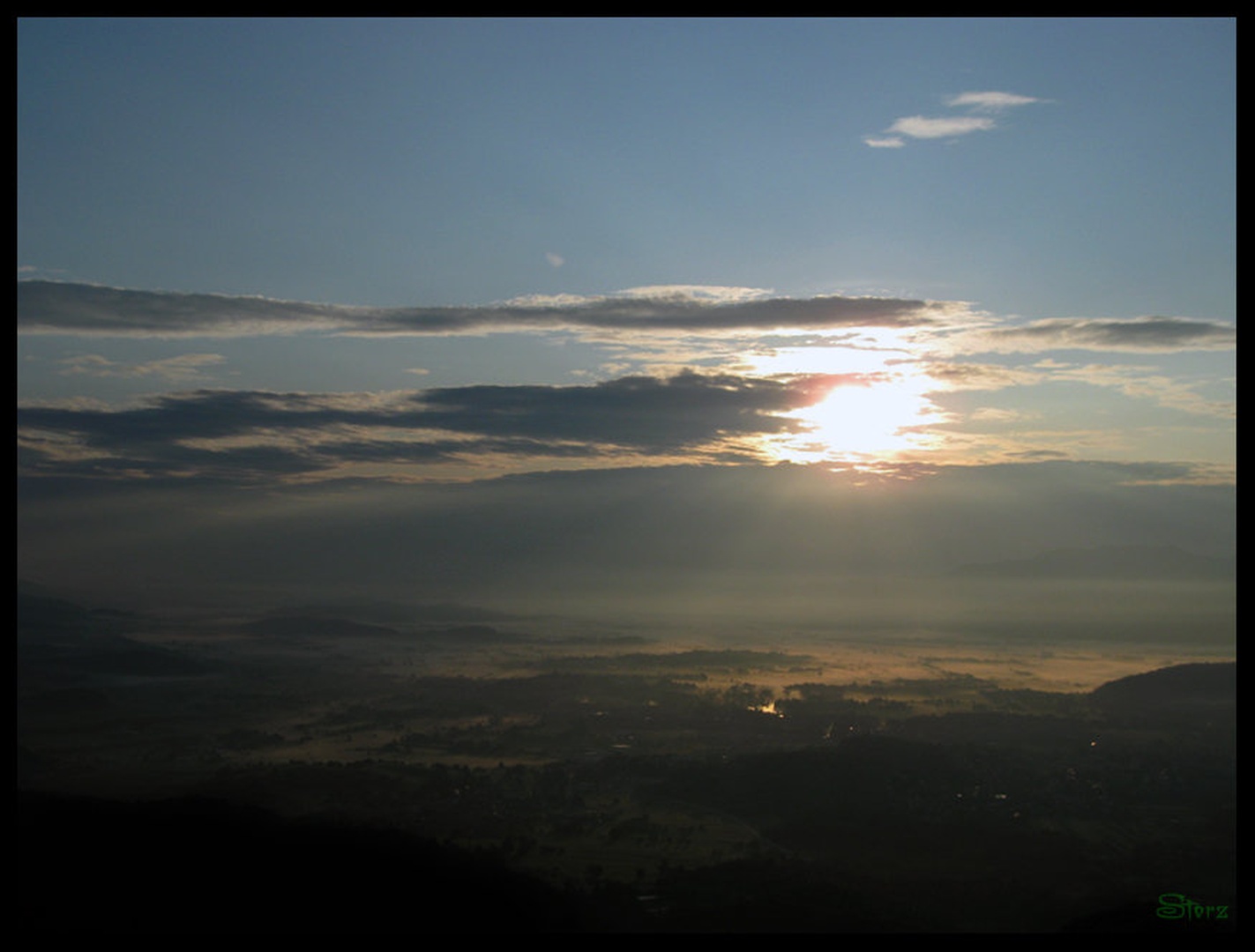 sonce,oblak in megla! by