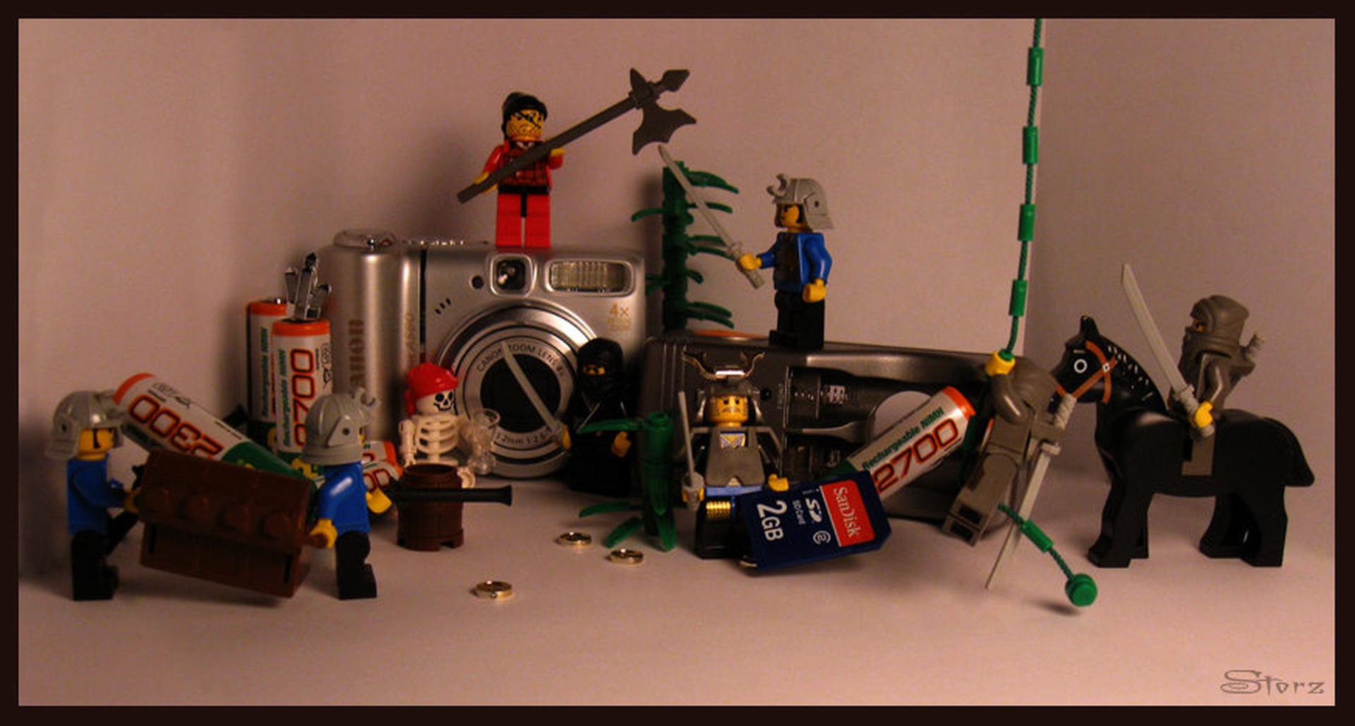 canon powershot A580 v lego družbi by