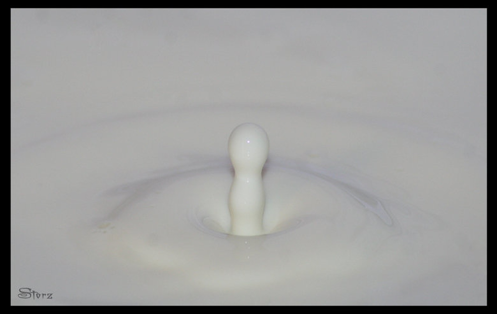 Milk splash by