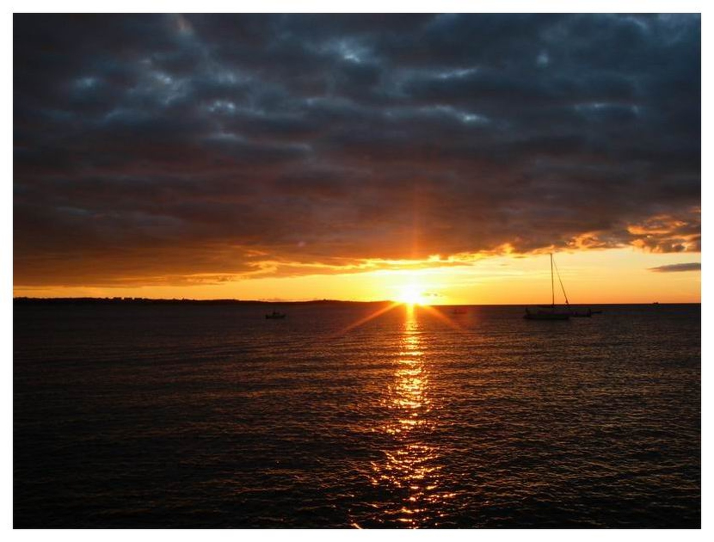 sunset by