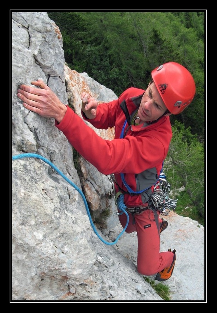 High above the solid ground by