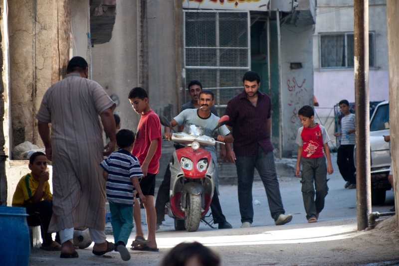 Ordinary day in refugee camp by Sami