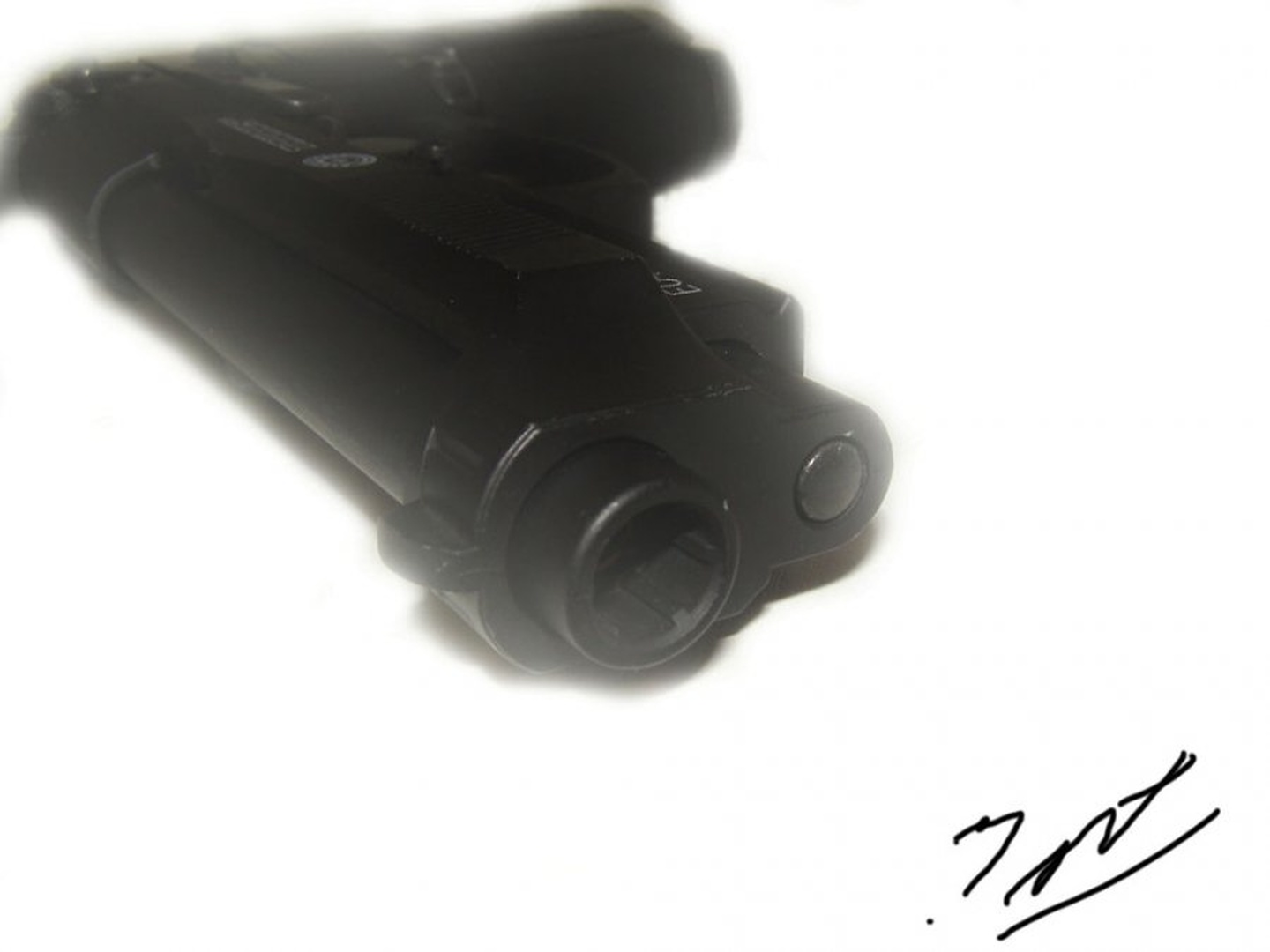 gun in heaven? by Jure Horvat