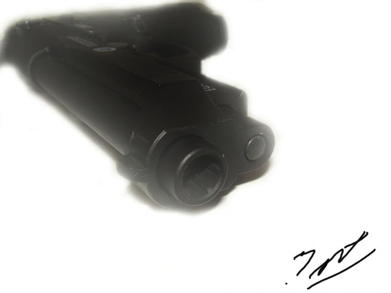 gun in heaven? by Jure Horvat