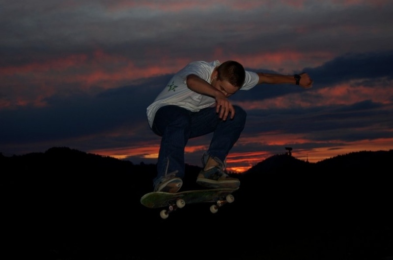 Sun ollie by Jure Horvat