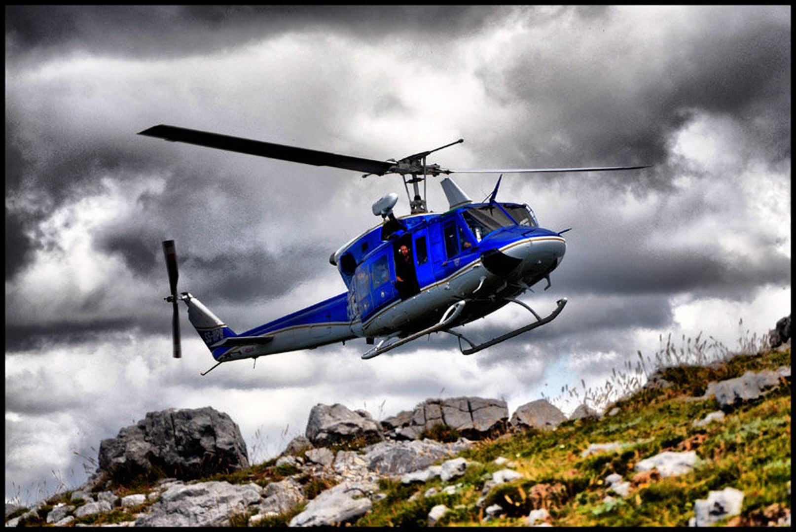 Saving alpinist Janez by Peter Bavčar