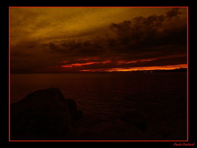 sky is on fire by grim