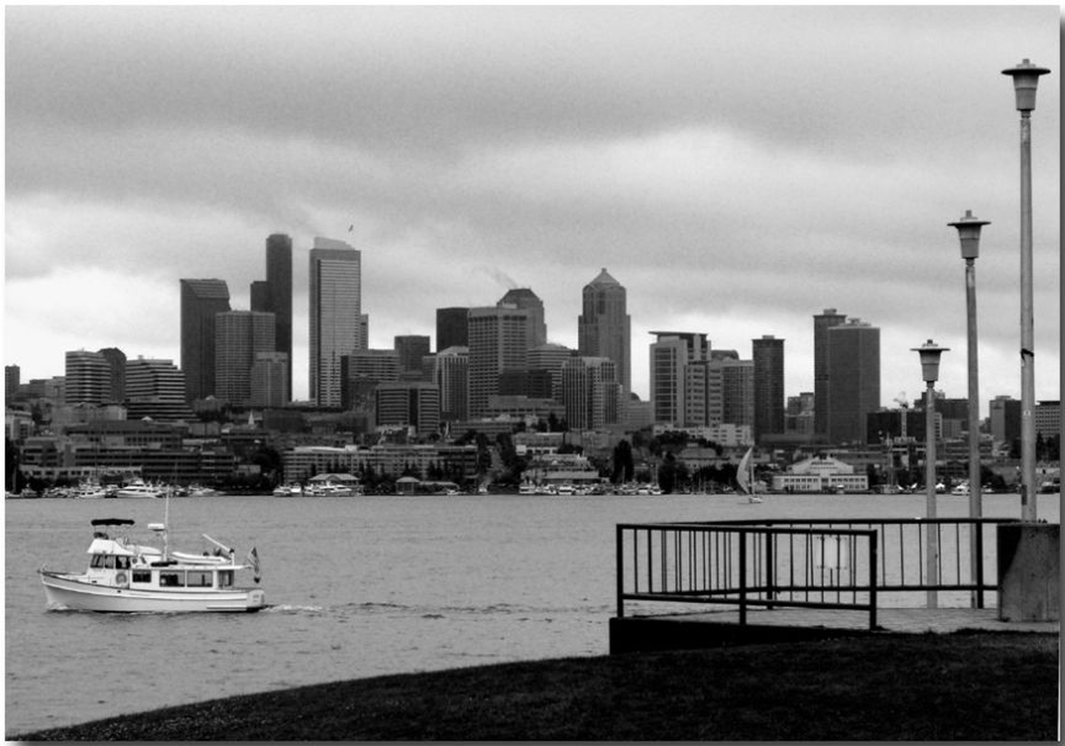 Town on the Sea II by dee