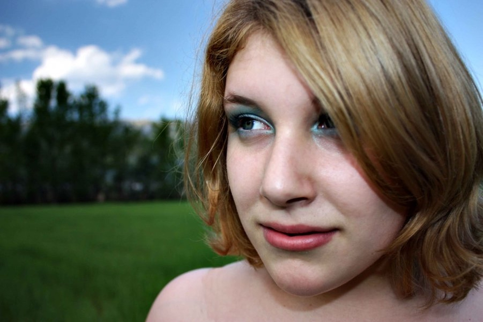 Open your eyes, the sky is full of butterflies by Ana Kete