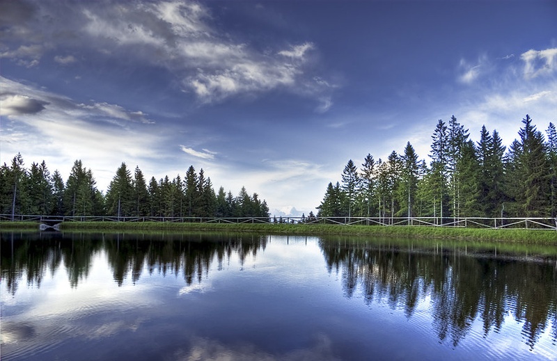 gorsko jezero by vjekoslav antič