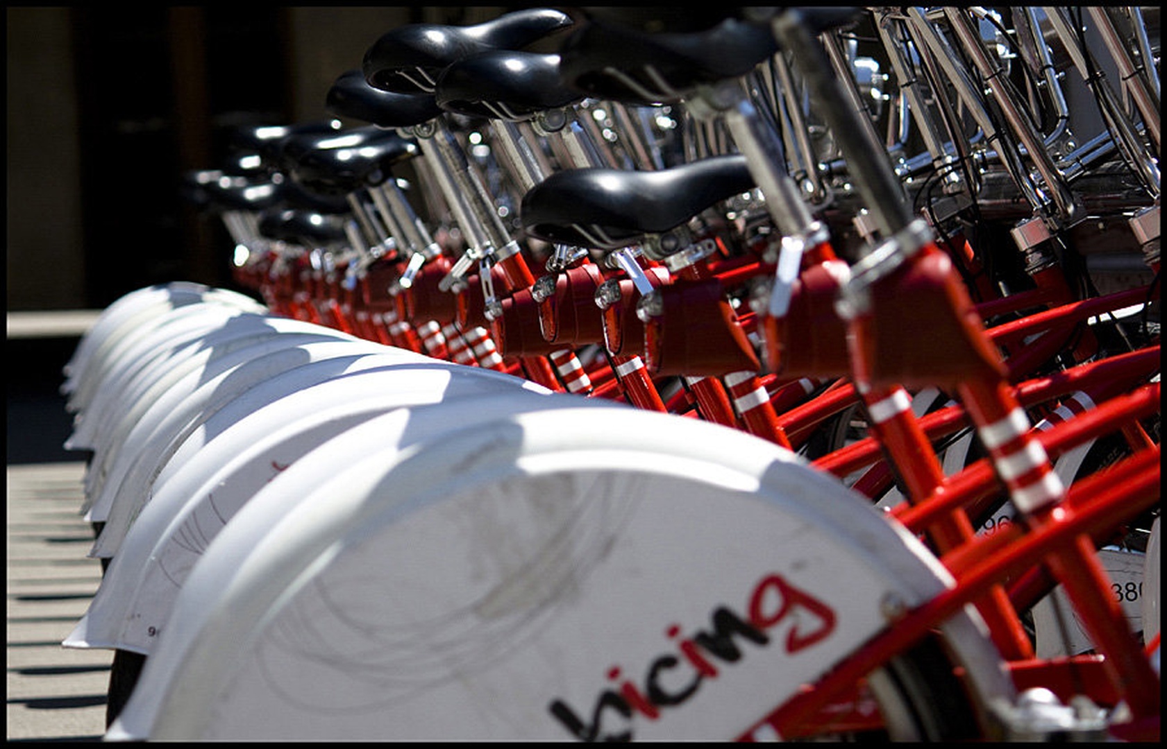 Red Bike Line by