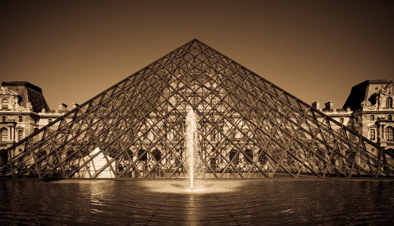 Louvre Pyramid by Jure Batagelj