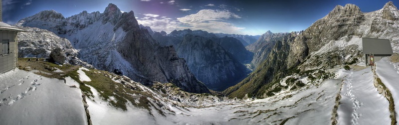 View From Pogačnikov Dom by Jure Batagelj