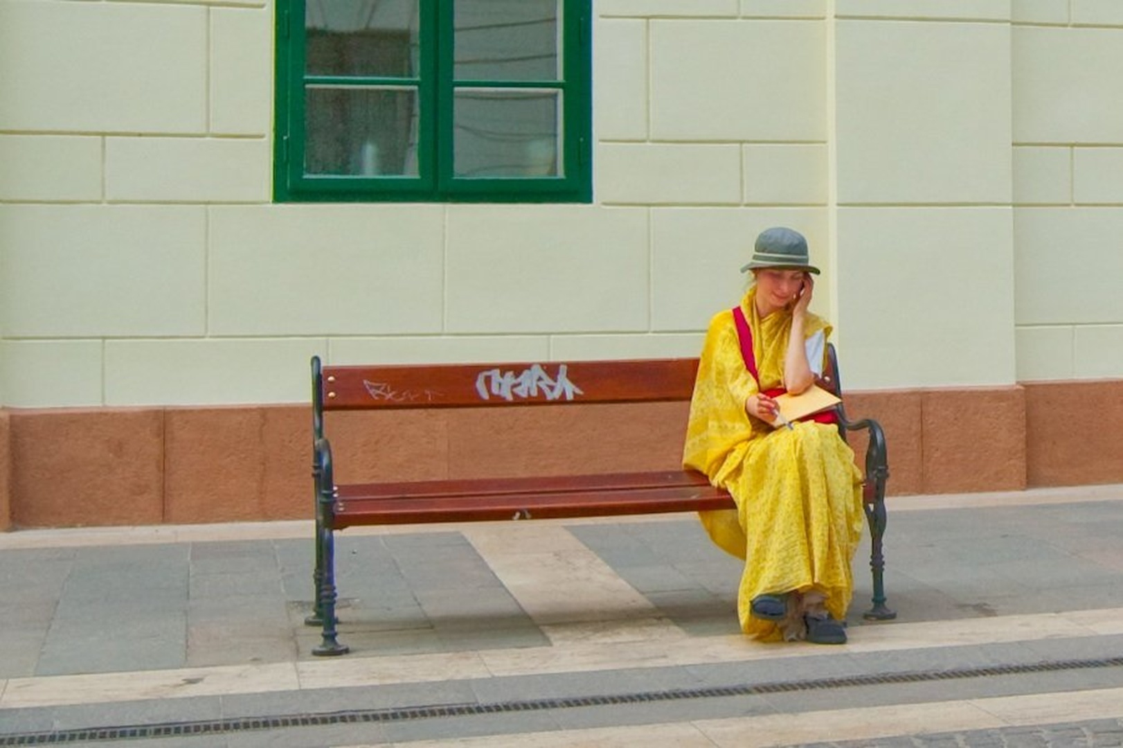 Yellow lady by