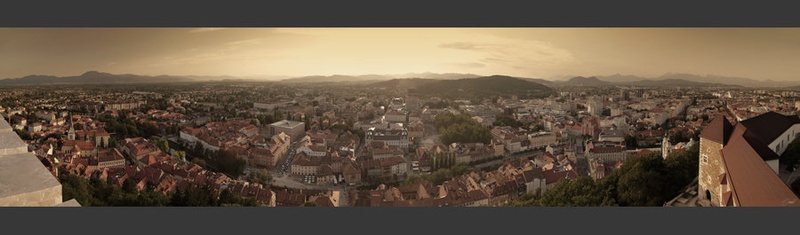 panorama Ljubljane by Alojz