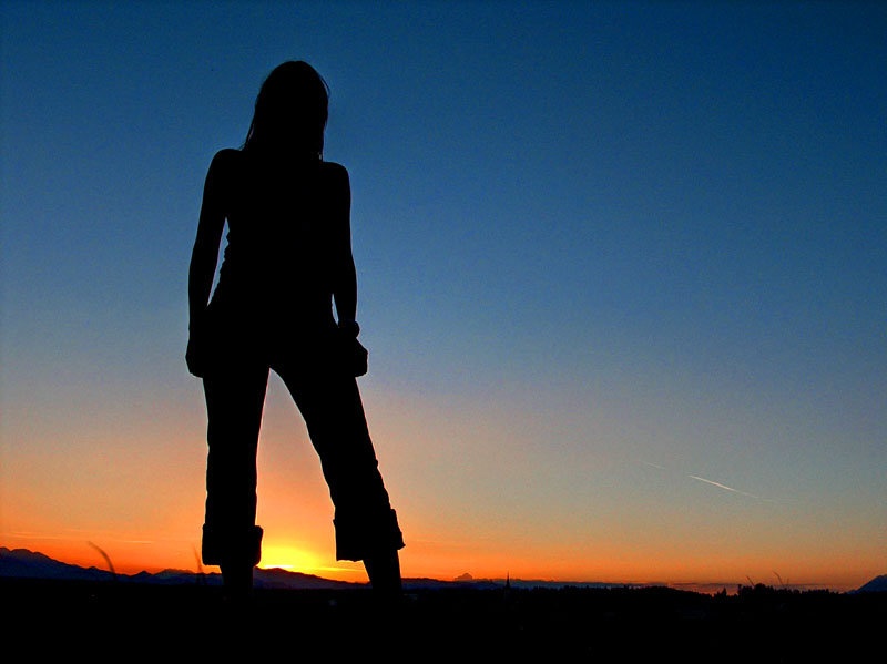 Sunset girl by cartman