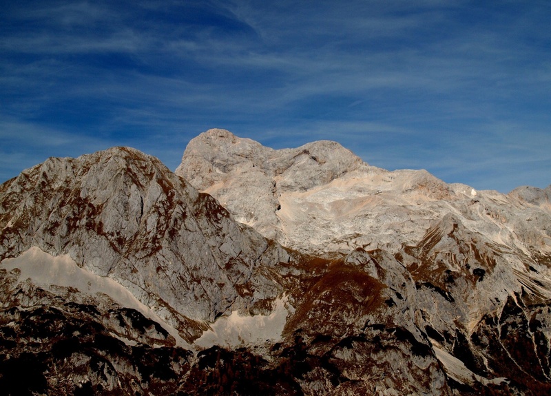 Mišelj vrh in Triglav by Franci Medved