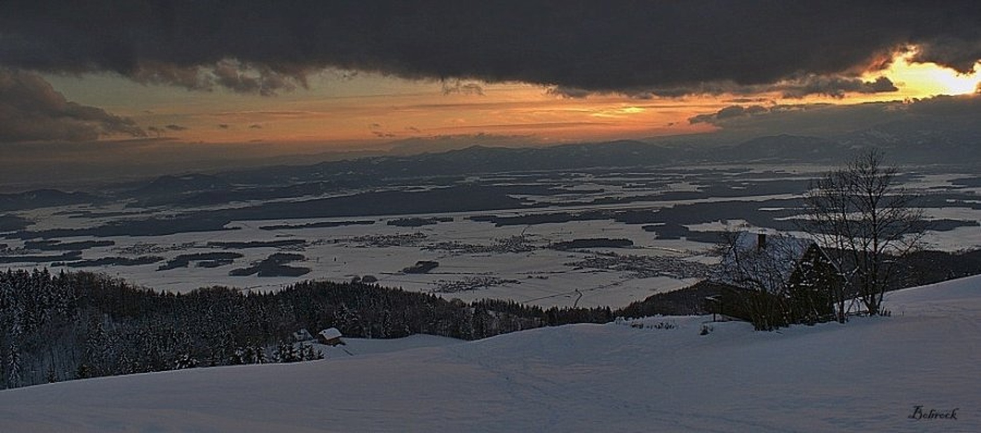 sončni zahod by Aleš Kljakič