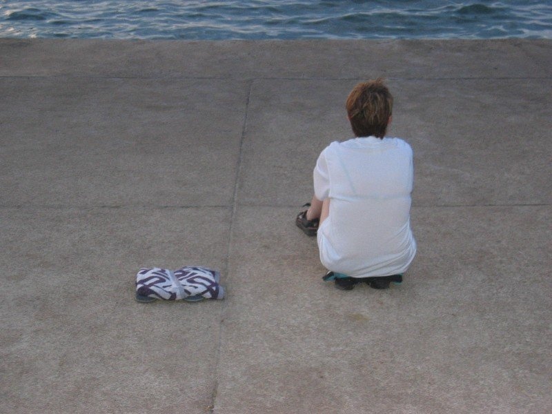 Sedenje na plaži by MiB