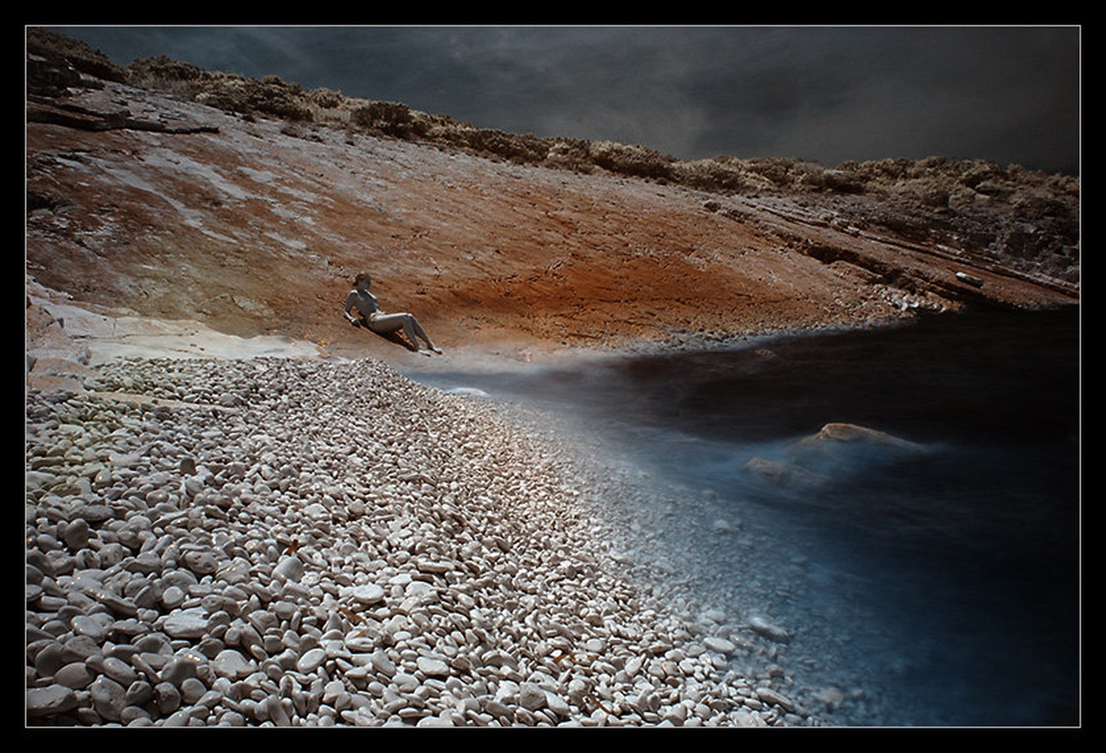 Sunbathing on a strange planet by Gregor Harih