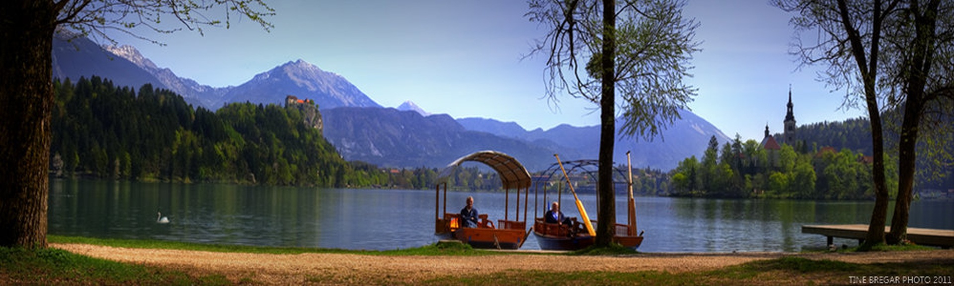 Panorama Bled I by Tine Bregar