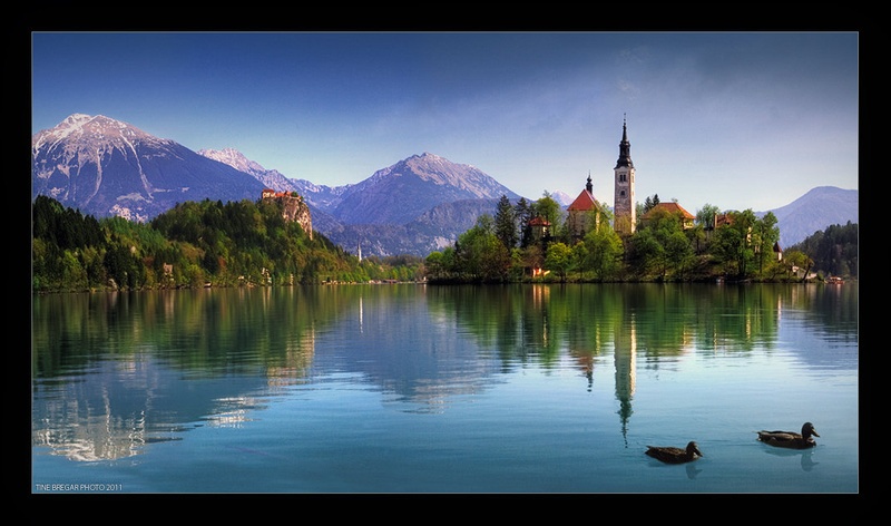Panorama Bled II by Tine Bregar