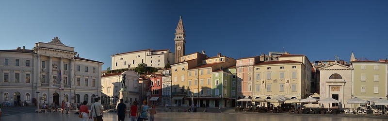 Tartinijev trg panorama by Tomaž Janežič