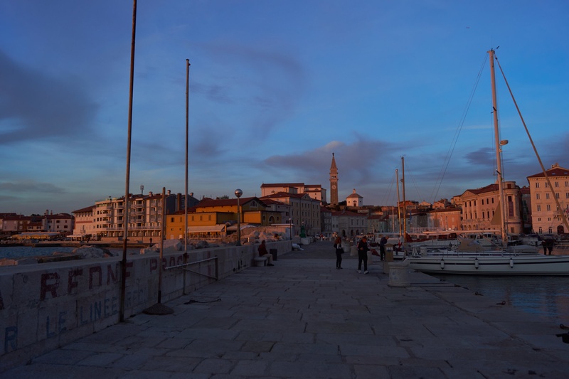 Piran večer by Tomaž Janežič