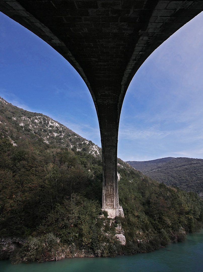 Solkanski most by Kostja Prinčič