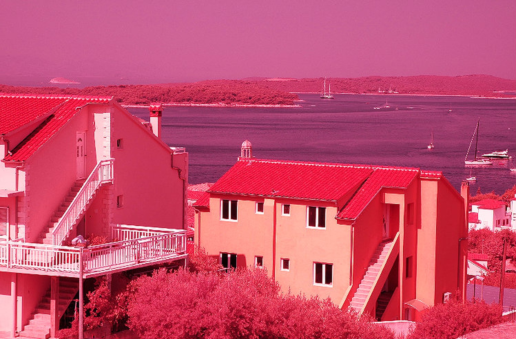 pogled z balkona by