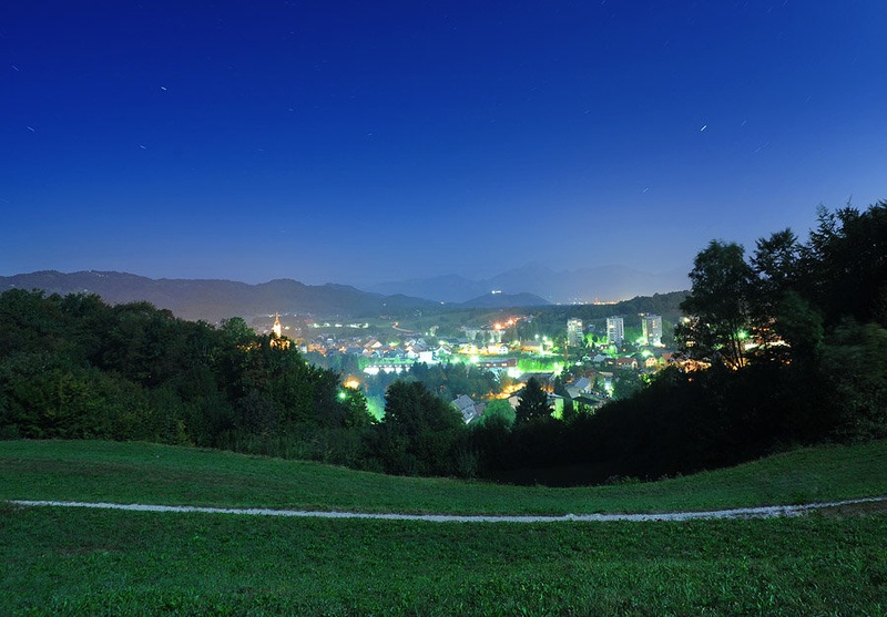 Škofja Loka ob polni luni by Wartburg