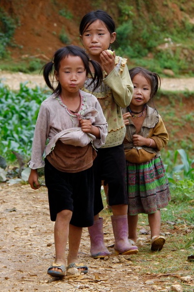 Village kids by Andrej Marin