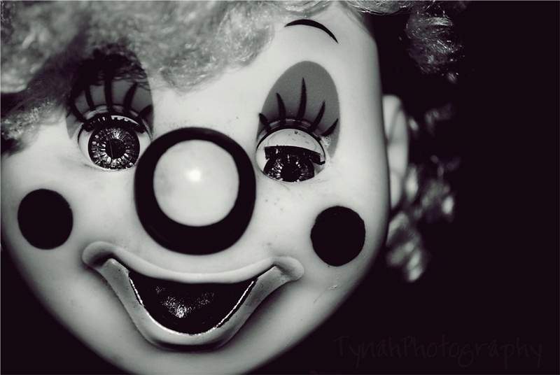 Creepy Clown by Tina Cink