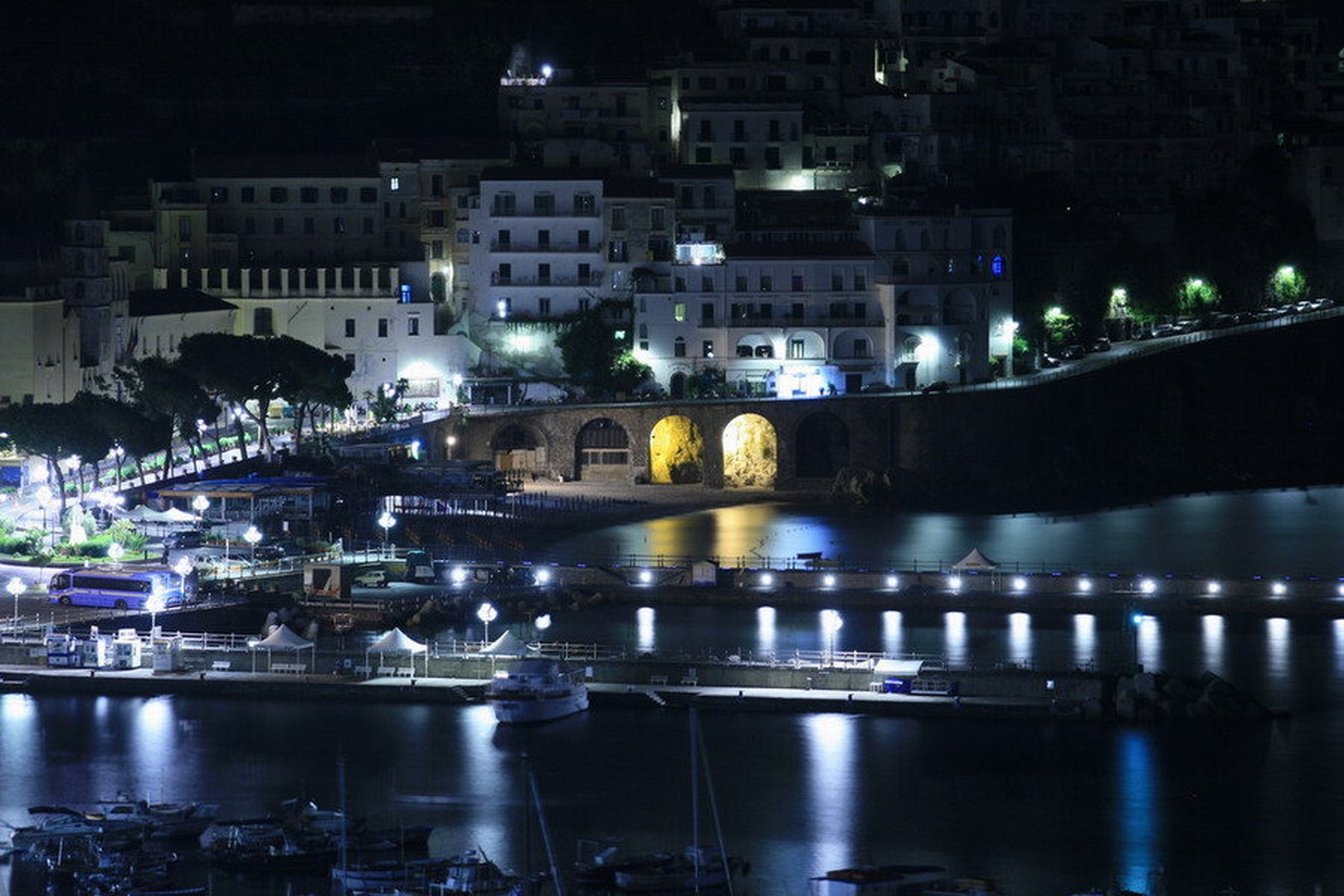 Amalfi - night by Dmitry