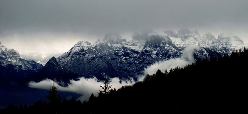 Večerna panorama Dolomitov by Klemen Štih