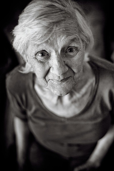 - Grandmother's portret - by Mladen Cvjetičanin