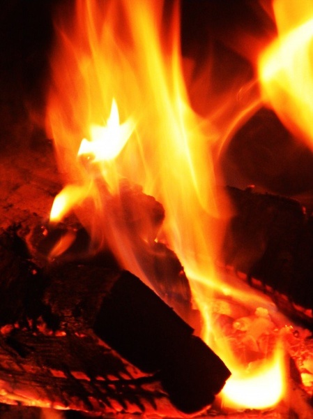 blazing fire by virginia