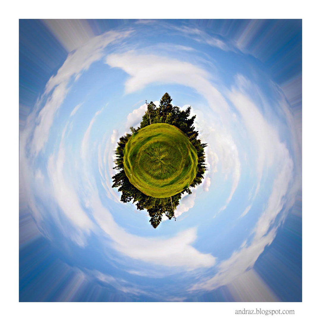 Little green planet by Andraž Martinšek