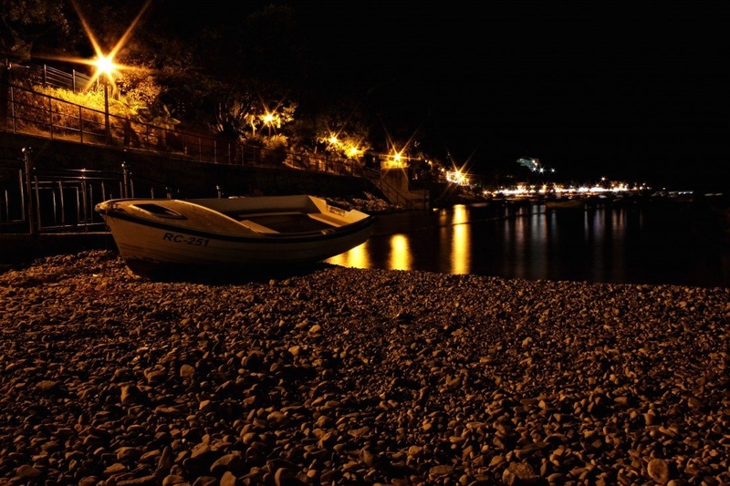 Rabac ponoči by Simon Bregar