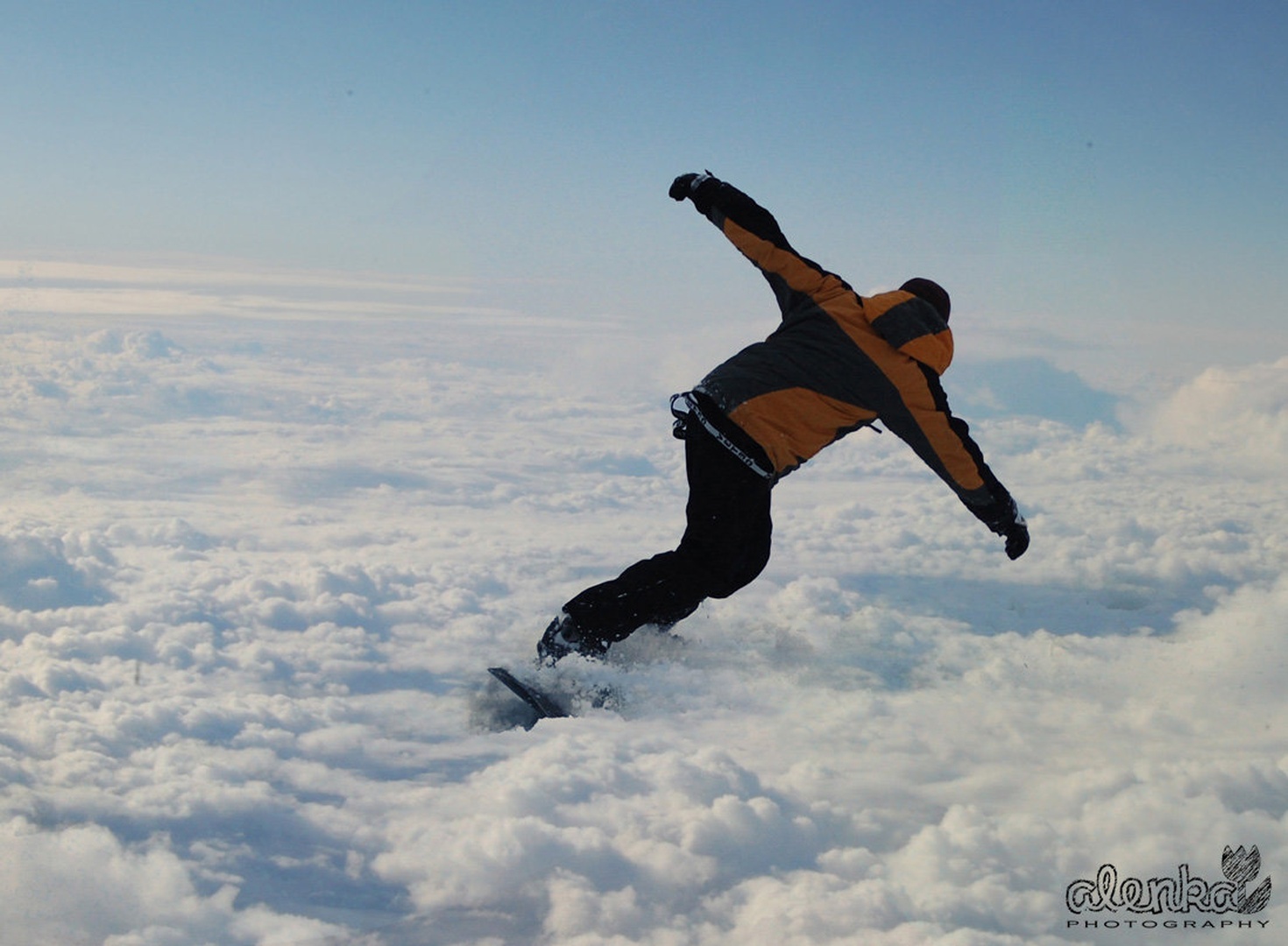 Above clouds by alenka zupin