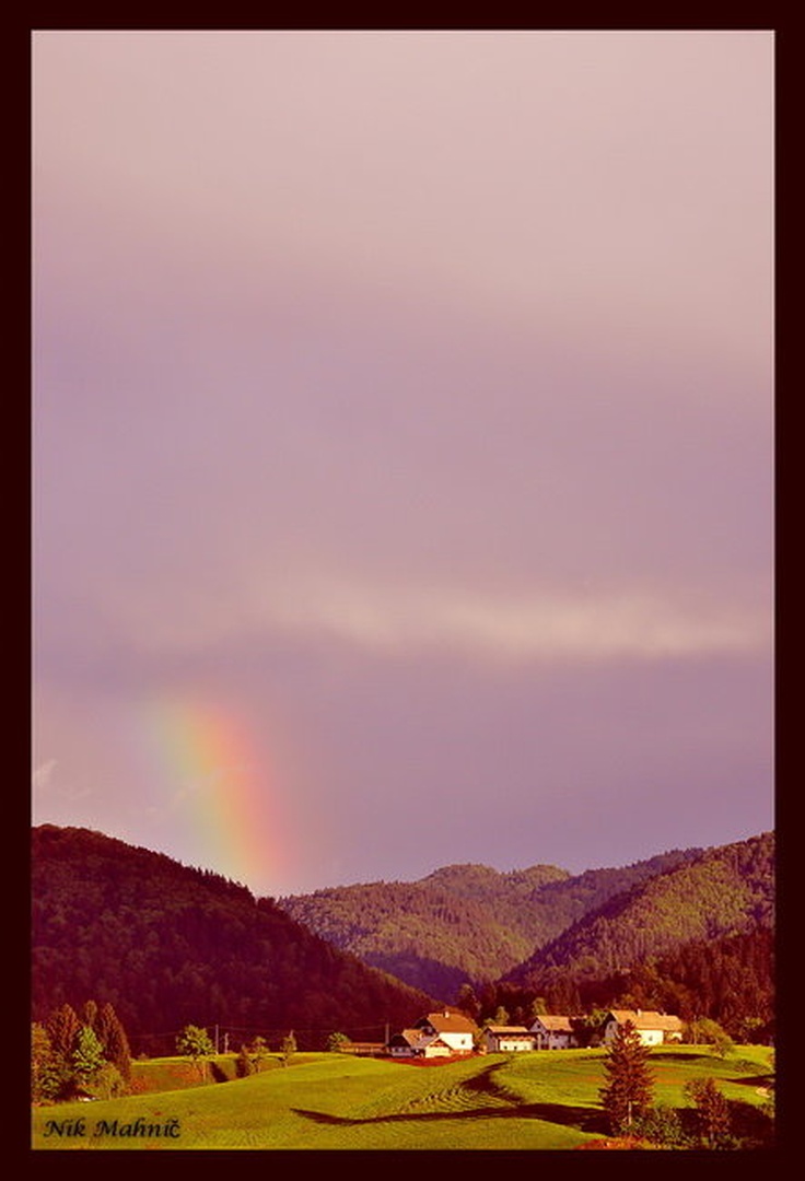 the beginning of the magical rainbow by nik mahnič