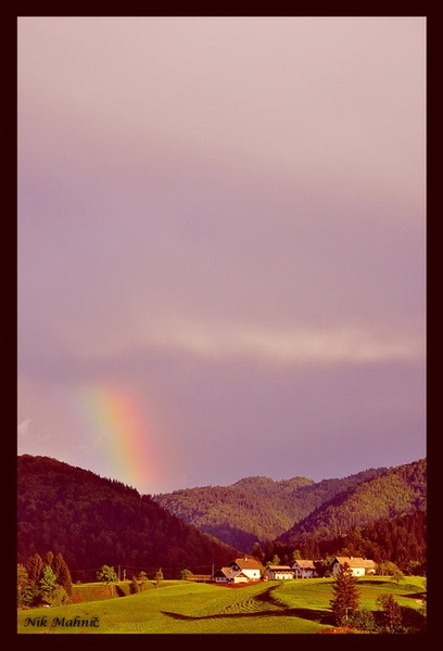 the beginning of the magical rainbow by nik mahnič