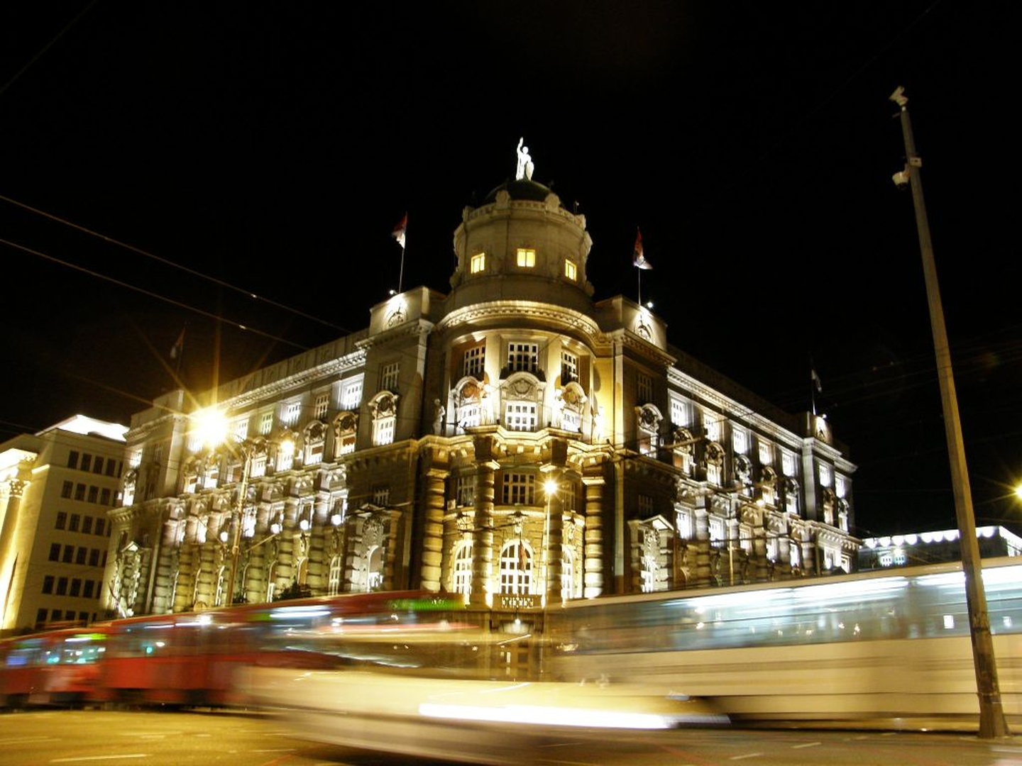 Beograd at night by Lara