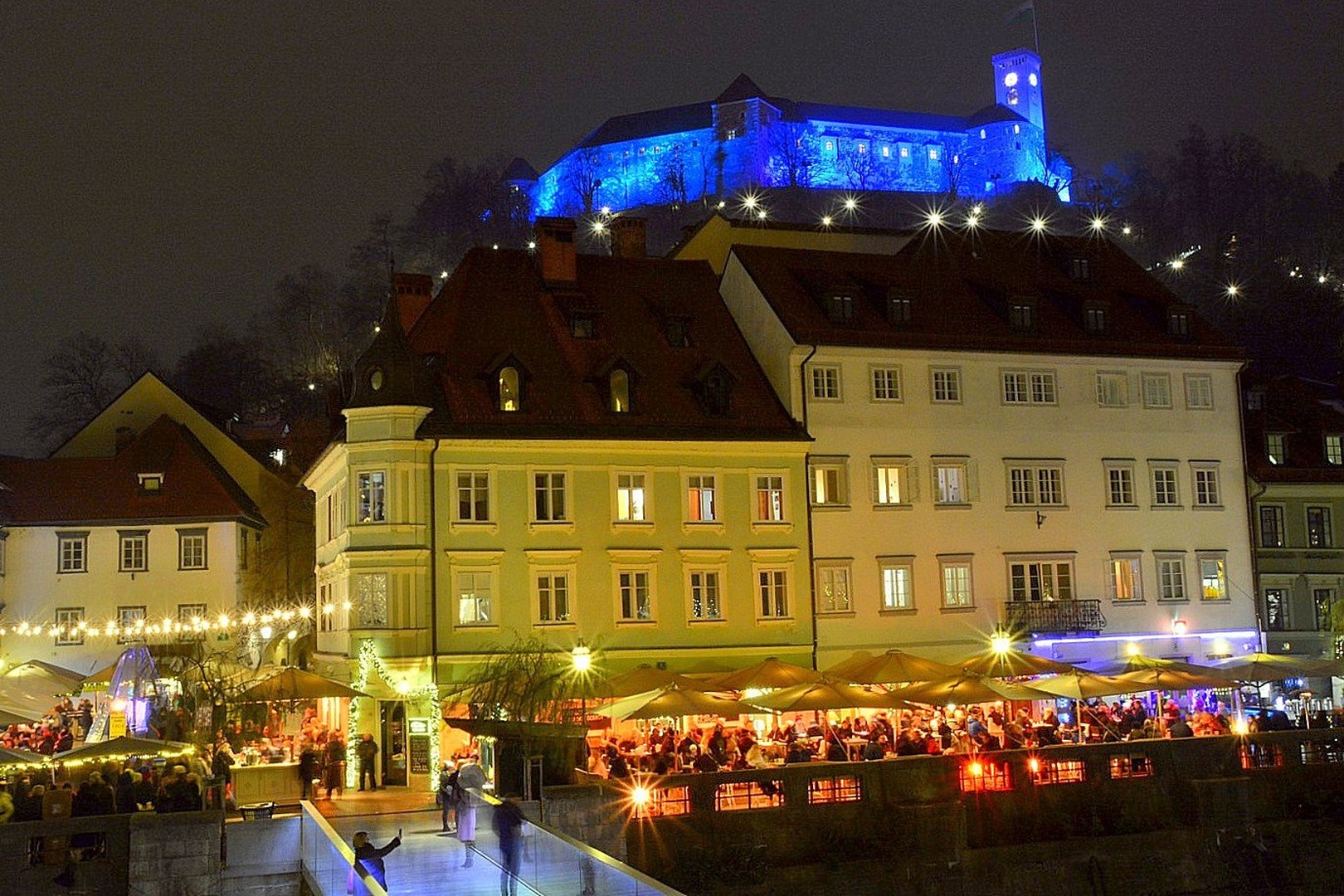Ljubljana v pričakovanju Novega leta by mirko pajenk