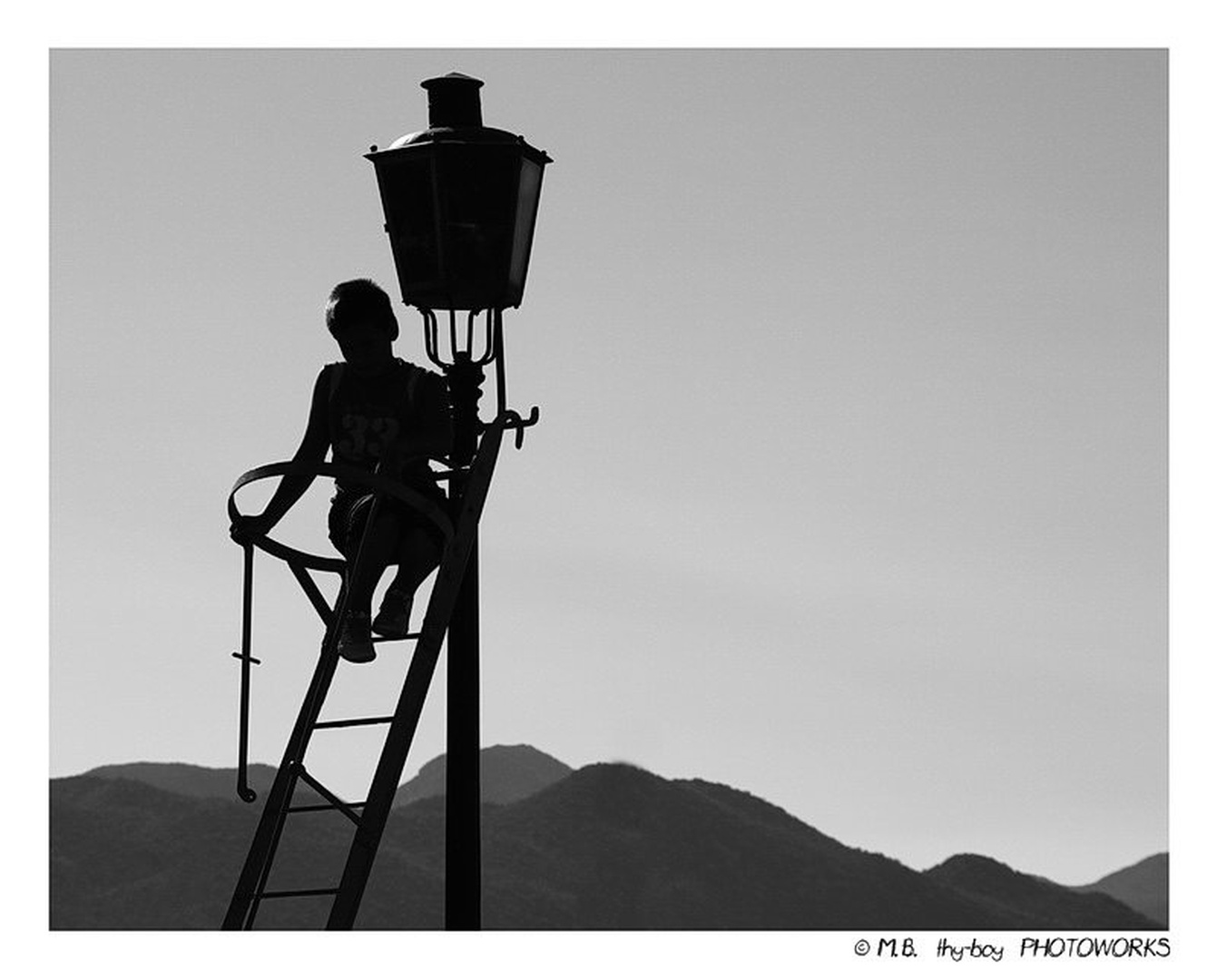 A Boy and a Lamp by Marko Buntic