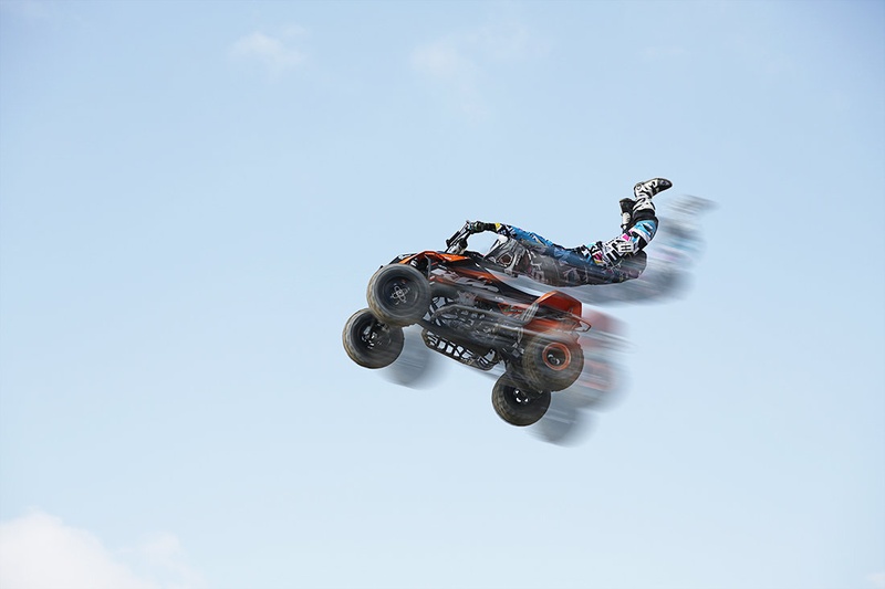 acrobatic trick with motor by Domen